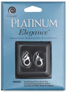 Platinum Lobster Claw, Pkg of 2