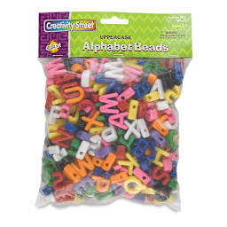 Shaped Alphabet Beads - Front of package