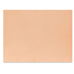 Realeather Veg-Tan Tooling Leather - Natural Cowhide, 8-1/2" x 11", sample of a single sheet