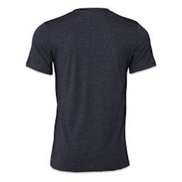 Bella Canvas Unisex T-shirt - Navy Heather, X-Small - back