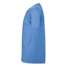 Bella Canvas Unisex T-shirt - Columbia Blue Heather, X-Small - side