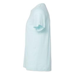 Bella Canvas Unisex T-shirt - Ice Blue Heather, X-Small - side