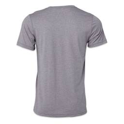Bella Canvas Unisex T-shirt - Storm Heather, X-Small - back