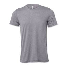 Bella Canvas Unisex T-shirt - Storm Heather, X-Small - front