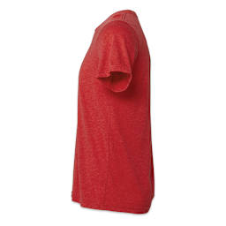 Bella Canvas Unisex T-shirt - Red Heather, X-Small - side