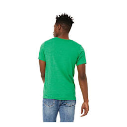 Bella Canvas Unisex T-shirt - Kelly Heather, Medium - on person, back