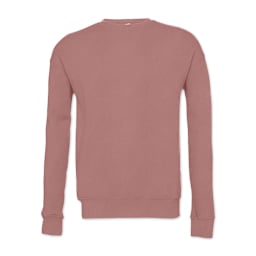 Bella + Canvas Unisex Sponge Fleece Drop Shoulder Sweatshirt - Mauve, X-Small - front