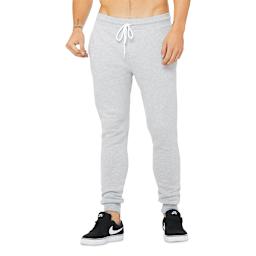Bella Canvas Unisex Jogger Sweatpants - Athletic Heather, Medium - on person, front