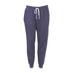 Bella Canvas Unisex Jogger Sweatpants - Navy Heather, X-Small - front