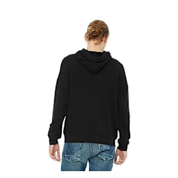 Bella + Canvas Unisex Sponge Fleece Drop Shoulder Sweatshirt - Black, Large