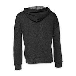Bella + Canvas Unisex Hoodie Pullover - Dark Grey Heather, X-Small - back