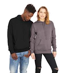 Unisex Hoodie Pullover - Man and woman wearing pullovers