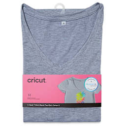 Cricut Adult T-Shirt Blank - Medium, V-Neck, Gray