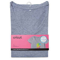 Cricut Adult T-Shirt Blank - Large, V-Neck, Gray