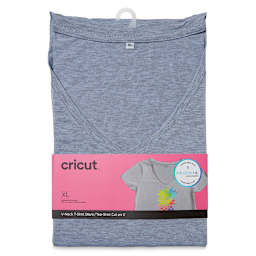 Cricut Adult T-Shirt Blank - X-Large, V-Neck, Gray