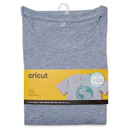 Cricut Adult T-Shirt Blank - Unisex XX-Large, Crew-Neck, Gray