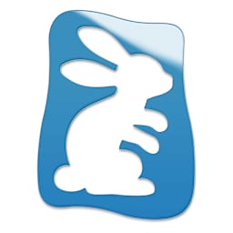 Roylco Child's First Stencils - Single Rabbit Stencil shown