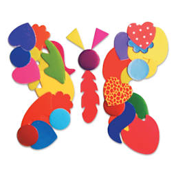 Roylco Big Box of Art Materials (Butterfly created from craft materials)