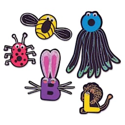 Creativity Street WonderFoam Peel & Stick - Letters and Numbers, 1/2 lb - finished project examples