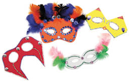Colossal Craft Masks Kit - Examples of finished masks