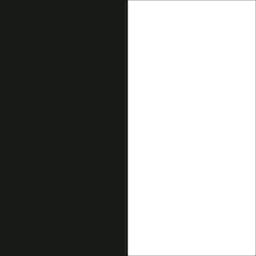 Pepperell Rexlace Duo - Close-up of Black and White Duo Lacing