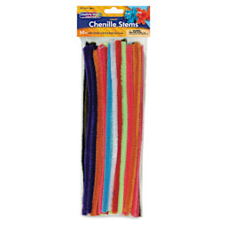 Creativity Street Giant Chenille Stems - Pkg of 50 - front of packaging