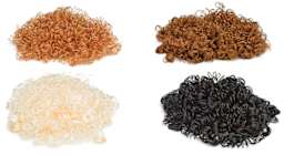 Creativity Street Craft Hair - Four colors of Craft hair 
