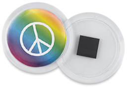 Snap-In Magnets - Single Case shown with cover off showing magnet inside
