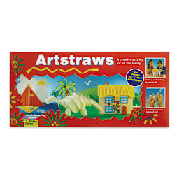Artstraws Paper Tubes - Assorted Colors, Pkg of 300, front of the packaging
