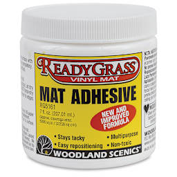 Front of jar of 7 oz Mat Adhesive