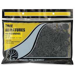 Woodland Scenics Model Scenery - Front view of package of 3/4"-2" Tree Armatures