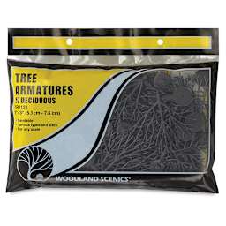 Woodland Scenics Model Scenery - Front view of package of 2"-3" Tree Armatures