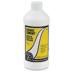 Front of bottle of Scenic Cement