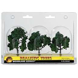 Woodland Scenics Model Scenery - Front view of 3 2"-3" Trees in package