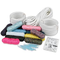 Pepperell Crafts Basketry Class Pack - Components of Class pack shown