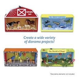 FloraCraft CraftFōM Diorama Kit - finished diorama examples