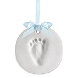 Pearhead Babyprints Keepsake - White Ornament with Footprint