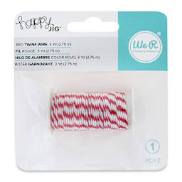 Happy Jig Wire - Front of package of 3 yards of Red Twine