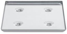 Jennifer's Mosaics Coaster Bases - Front angled view of 4" Square Coaster base