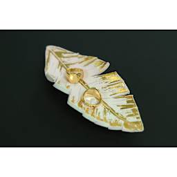 Pebeo Gedeo Mirror Effect Leaf Kit - finished leaf example