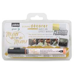 Pebeo Gedeo Mirror Effect Leaf Kit - front of packaging