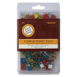 Diamond Tech Cobblestone Tiles - Brights Mix, 8 oz front of packaging