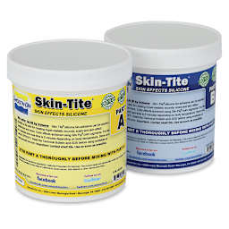 Smooth-On Skin Tite Bio-Adhesive - Part A and Part B jars shown together
