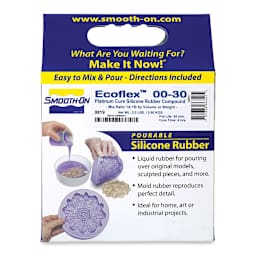 Smooth-On Ecoflex 00-30 Silicone - Front of package of 2 lb jars