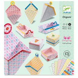 Djeco Origami Kit - Small Boxes - front of packaging
