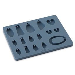 Sculpey Silicone Jewelry Mold - Angled view of mold
