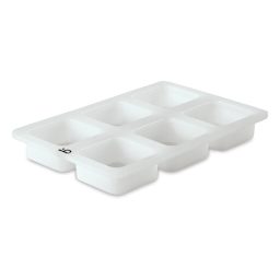 Bramble Berry Silicone Mold - Left Angle view of 6 Square Mold