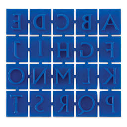 Milestones Mosaic Stone Stamps - Traditional Letters and Numbers (A-T)