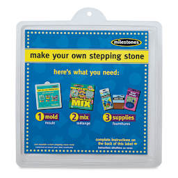 Milestones Reusable Mold - Front of Plastic Square package with label
