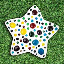 Diamond Tech Stepping Stone Mold - Sample Artwork, Star